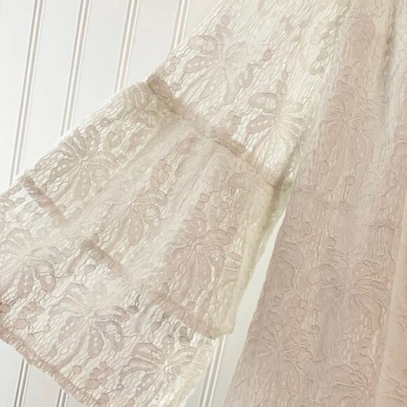 Lilly‎ Pulitzer Tobyn Tunic White Dress Off Shoulder Lace Boho Dress Fairy Small - Picture 4 of 8